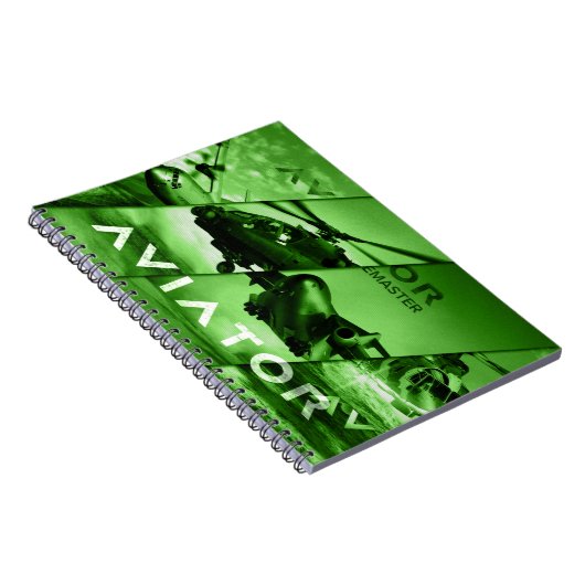 Aviator-Vliegtuigen Notitieboek (Rechterzijde)