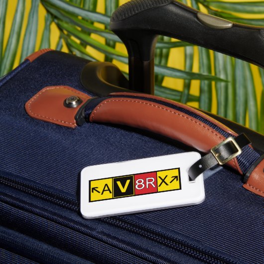 Aviatrix - AV8RX - Bagagelabel (Voorkant Insitu 3)