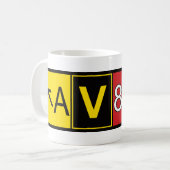 Aviatrix - AV8RX - Koffiemok (Voorkant links)