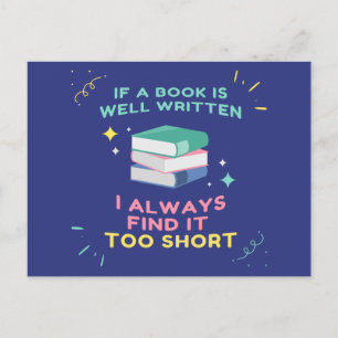 Avid Reader I - Jane Austen Quote Briefkaart