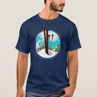 Aviemore Schotland om te skiën T-shirt