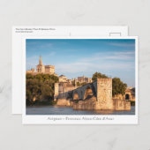 Avignon Bridge Frankrijk Briefkaart (Voorkant / Achterkant)
