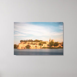 Avignon Bridge Frankrijk Canvas Afdruk