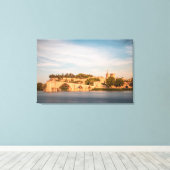 Avignon Bridge Frankrijk Canvas Afdruk (Insitu (Houten vloer))