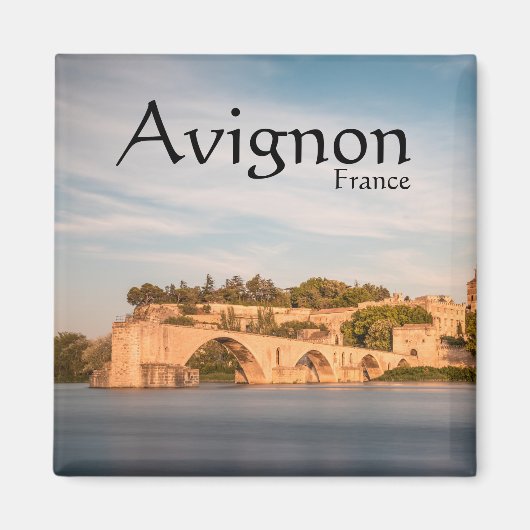 Avignon Bridge Frankrijk Magneet (Voorkant)