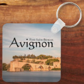 Avignon Bridge Frankrijk Sleutelhanger (Achterkant)