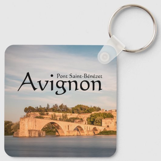 Avignon Bridge Frankrijk Sleutelhanger (Achterkant)