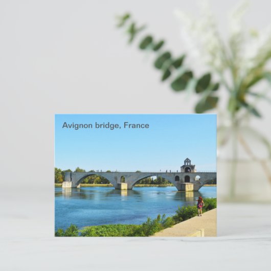 Avignon bridge in Frankrijk Briefkaart (Staand voorkant)