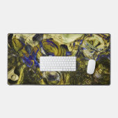 Avignon Olijfgroen Abstract Bureaumat (Keyboard & Muis)