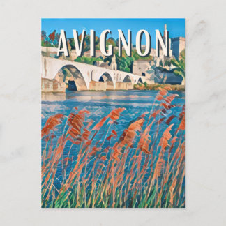 Avignon Photo Vintage Briefkaart
