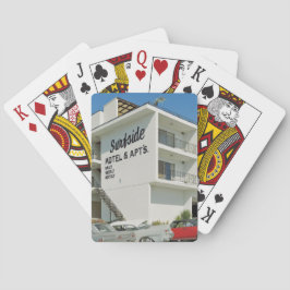 AVILA BEACH, CALIFORNIA.  SURFSIDE MOTEL. POKERKAARTEN