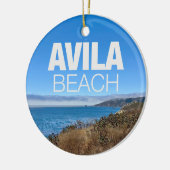 Avila Beach Overlook Photography Christmas Keramisch Ornament (Links)