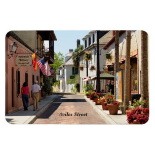 Aviles street St Augustine, Floride Magnet
