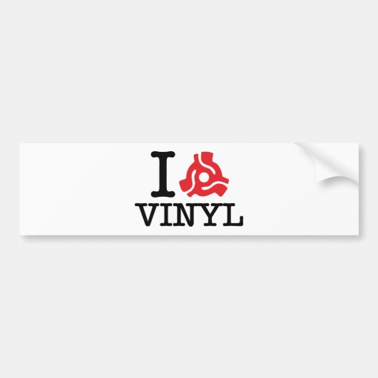 Avinyl adapter I 45 Bumpersticker (Voorkant)