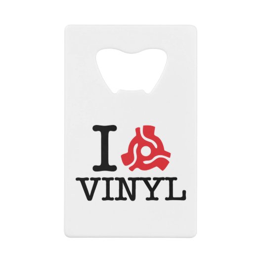 Avinyl adapter I 45 Kredietkaart Flessenopener (Voorkant)