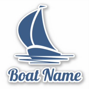 Avinylstickers voor zeilbootjes sticker