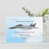 Avion Bienvenue Accueil Accueil Fête Invitation (Debout devant)