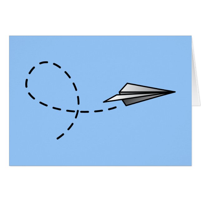 Avion d'air de papier (Devant horizontal)
