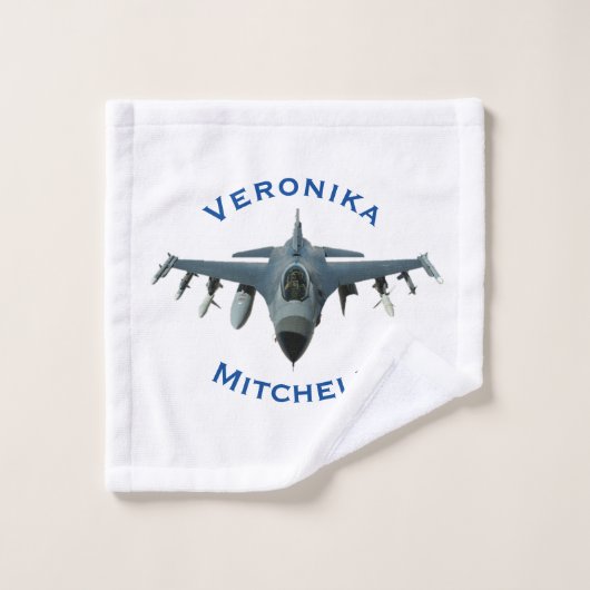 Avion de chasse (Gant de toilette)