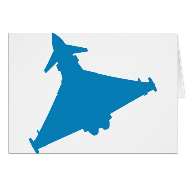 Avion de chasse d'ouragan d'Eurofighter (Devant horizontal)