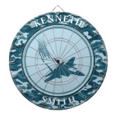 Avion de combat et Cible de flechettes Camo (Devant)