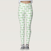 Avion Green Snowflake - Leggings (Devant)