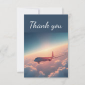 Avion Merci Ciel Nuages Avion pilote (Devant)