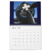 Avion moteur calendrier 15 mois 2012 (Feb 2027)