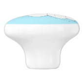 Avion Petit Aviateur Céramique Bouton tiroir timon (Côté)