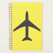 Avion pilote de plan gris Funky Aviation (Devant)