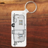 Avion Trailer Sleutelhanger,  vóór '73 Sleutelhanger (Achterkant)