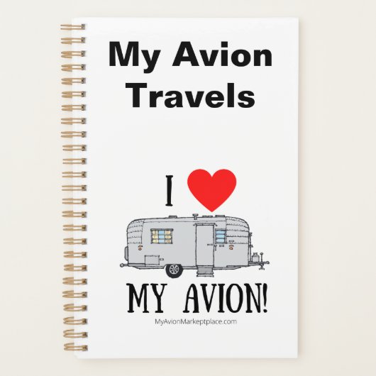Avion Travel Log Notitieboek (Voorkant)