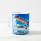 Avion Volant, Cessna 152 Mug (Devant gauche)