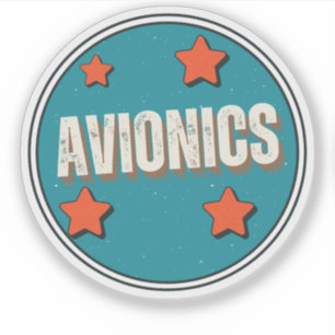 Avionica Sticker