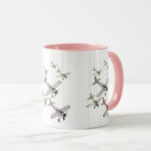 Avions volants mignon Mug (Devant droit)