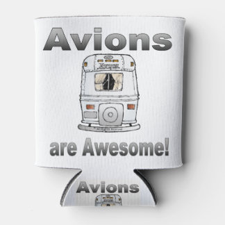Avions zijn Geweldige-achter-GrayGradient Blikjeskoeler