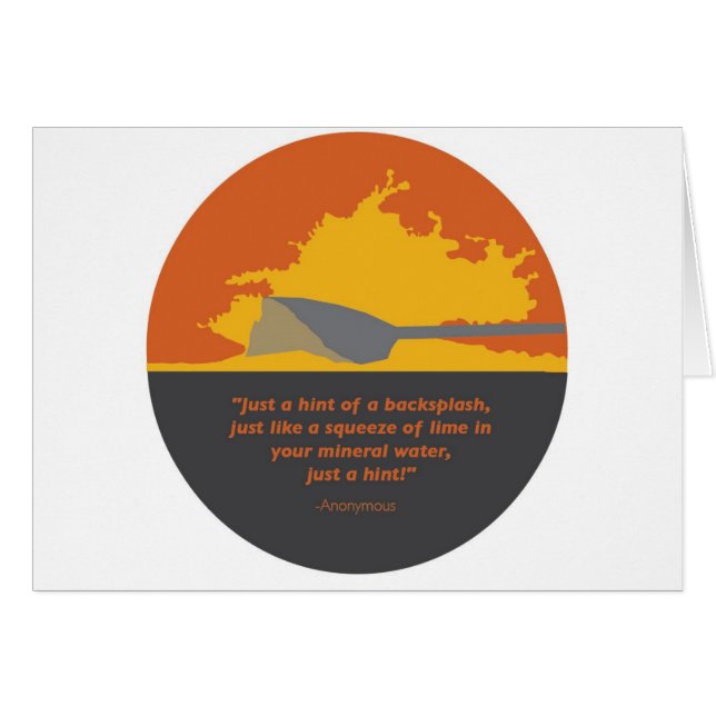 Aviron Backsplash (Devant horizontal)