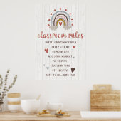 Avis À Tous Les Étudiants Poster Pour La Salle De  (Cuisine)