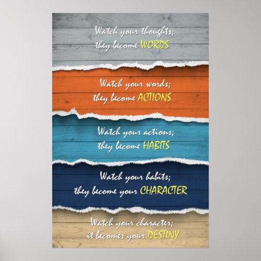 Avis À Tous Les Étudiants, Règles De Cours Affiche (Devant)