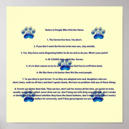 Avis Aux Personnes Qui Visitent Notre Affiche Ferr (Devant)