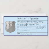 Avis d'apparaître invitations faits sur commande (Devant)