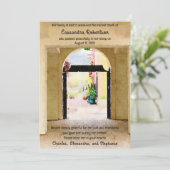 Avis de décès à thème du sud-ouest Faire-part (Debout devant)