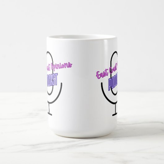 Avis de la côte Est 15oz Mug (Centre)