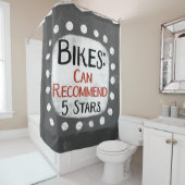 Avis de vélos 5 étoiles Douche rideau (En situation)