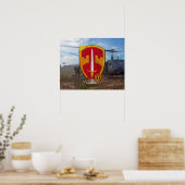 Avis militaires Affiche du patch de guerre du Viet (Cuisine)