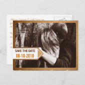 Avis postal Enregistrer la carte de date (Devant / Derrière)