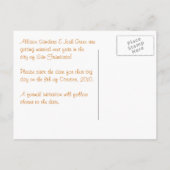 Avis postal Enregistrer la carte de date (Dos)