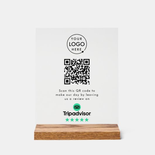 Avis Tripadvisor | Business Review Link QR Code (Recto)