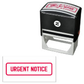 Avis urgent - Tampon auto-encreur (En situation)