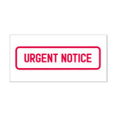 Avis urgent - Tampon auto-encreur (Design)